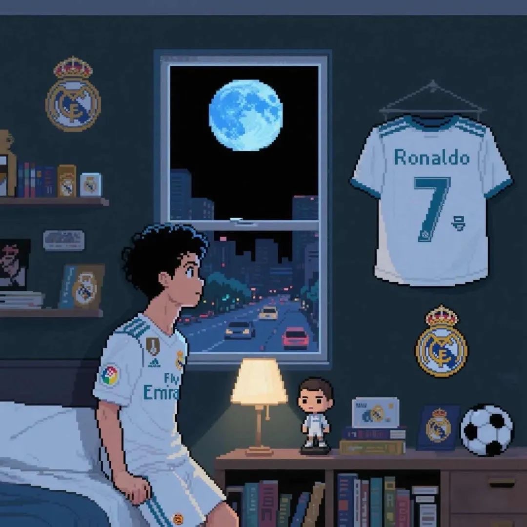 足球像素风头像